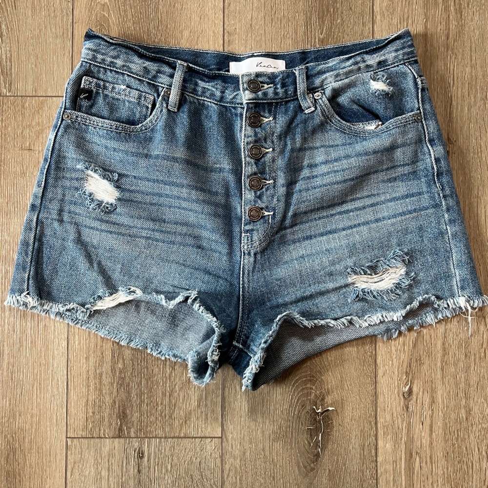KanCan buttonfly shorts